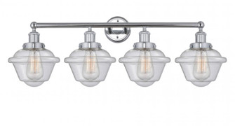 Oxford - 4 Light - 34 inch - Polished Chrome - Bath Vanity Light (3442|616-4W-PC-G534)