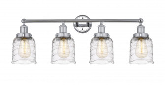 Bell - 4 Light - 32 inch - Polished Chrome - Bath Vanity Light (3442|616-4W-PC-G513)