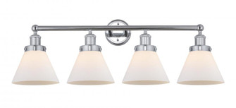 Cone - 4 Light - 35 inch - Polished Chrome - Bath Vanity Light (3442|616-4W-PC-G41)