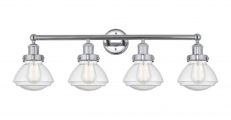 Olean - 4 Light - 34 inch - Polished Chrome - Bath Vanity Light (3442|616-4W-PC-G324)
