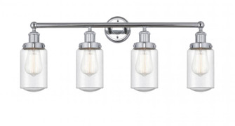 Dover - 4 Light - 32 inch - Polished Chrome - Bath Vanity Light (3442|616-4W-PC-G314)