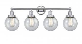 Beacon - 4 Light - 33 inch - Polished Chrome - Bath Vanity Light (3442|616-4W-PC-G204-6)