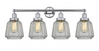 Chatham - 4 Light - 34 inch - Polished Chrome - Bath Vanity Light (3442|616-4W-PC-G142)