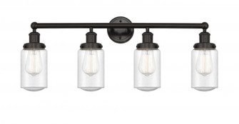 Dover - 4 Light - 32 inch - Oil Rubbed Bronze - Bath Vanity Light (3442|616-4W-OB-G314)