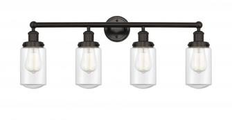 Dover - 4 Light - 32 inch - Oil Rubbed Bronze - Bath Vanity Light (3442|616-4W-OB-G312)