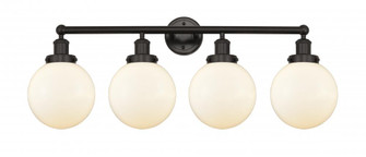 Beacon - 4 Light - 35 inch - Oil Rubbed Bronze - Bath Vanity Light (3442|616-4W-OB-G201-8)