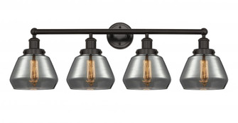 Fulton - 4 Light - 34 inch - Oil Rubbed Bronze - Bath Vanity Light (3442|616-4W-OB-G173)