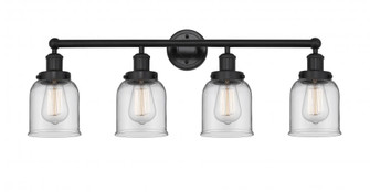 Bell - 4 Light - 32 inch - Matte Black - Bath Vanity Light (3442|616-4W-BK-G52)