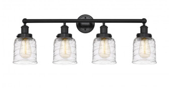 Bell - 4 Light - 32 inch - Matte Black - Bath Vanity Light (3442|616-4W-BK-G513)