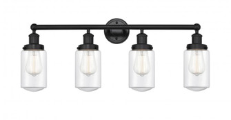 Dover - 4 Light - 32 inch - Matte Black - Bath Vanity Light (3442|616-4W-BK-G312)