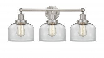 Bell - 3 Light - 26 inch - Brushed Satin Nickel - Bath Vanity Light (3442|616-3W-SN-G72)