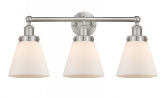 Cone - 3 Light - 24 inch - Brushed Satin Nickel - Bath Vanity Light (3442|616-3W-SN-G61)