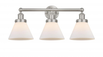 Cone - 3 Light - 26 inch - Brushed Satin Nickel - Bath Vanity Light (3442|616-3W-SN-G41)