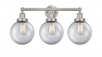 Beacon - 3 Light - 26 inch - Brushed Satin Nickel - Bath Vanity Light (3442|616-3W-SN-G202-8)