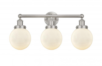 Beacon - 3 Light - 24 inch - Brushed Satin Nickel - Bath Vanity Light (3442|616-3W-SN-G201-6)