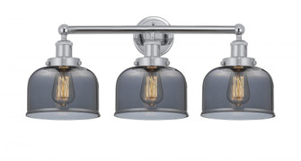 Bell - 3 Light - 26 inch - Polished Chrome - Bath Vanity Light (3442|616-3W-PC-G73)