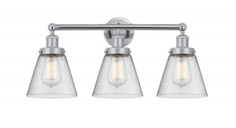 Cone - 3 Light - 24 inch - Polished Chrome - Bath Vanity Light (3442|616-3W-PC-G64)