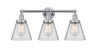 Cone - 3 Light - 24 inch - Polished Chrome - Bath Vanity Light (3442|616-3W-PC-G62)