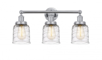 Bell - 3 Light - 23 inch - Polished Chrome - Bath Vanity Light (3442|616-3W-PC-G513)