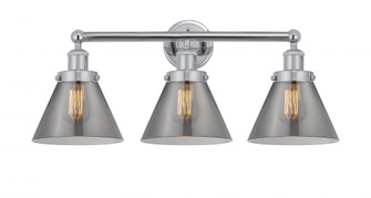 Cone - 3 Light - 26 inch - Polished Chrome - Bath Vanity Light (3442|616-3W-PC-G43)