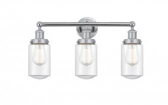 Dover - 3 Light - 23 inch - Polished Chrome - Bath Vanity Light (3442|616-3W-PC-G312)