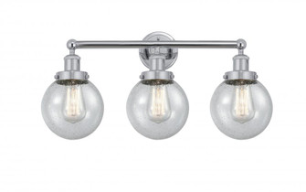 Beacon - 3 Light - 24 inch - Polished Chrome - Bath Vanity Light (3442|616-3W-PC-G204-6)
