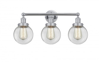 Beacon - 3 Light - 24 inch - Polished Chrome - Bath Vanity Light (3442|616-3W-PC-G202-6)