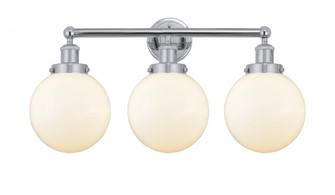 Beacon - 3 Light - 26 inch - Polished Chrome - Bath Vanity Light (3442|616-3W-PC-G201-8)