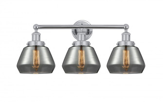 Fulton - 3 Light - 25 inch - Polished Chrome - Bath Vanity Light (3442|616-3W-PC-G173)