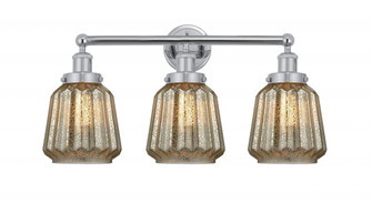 Chatham - 3 Light - 25 inch - Polished Chrome - Bath Vanity Light (3442|616-3W-PC-G146)