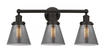 Cone - 3 Light - 24 inch - Oil Rubbed Bronze - Bath Vanity Light (3442|616-3W-OB-G63)