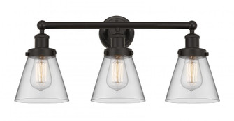 Cone - 3 Light - 24 inch - Oil Rubbed Bronze - Bath Vanity Light (3442|616-3W-OB-G62)