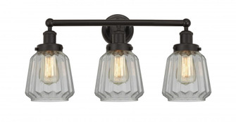 Chatham - 3 Light - 25 inch - Oil Rubbed Bronze - Bath Vanity Light (3442|616-3W-OB-G142)