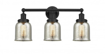 Bell - 3 Light - 23 inch - Matte Black - Bath Vanity Light (3442|616-3W-BK-G58)