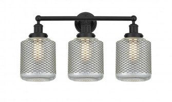 Stanton - 3 Light - 24 inch - Matte Black - Bath Vanity Light (3442|616-3W-BK-G262)