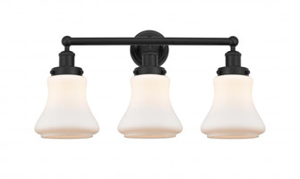 Bellmont - 3 Light - 24 inch - Matte Black - Bath Vanity Light (3442|616-3W-BK-G191)