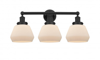 Fulton - 3 Light - 25 inch - Matte Black - Bath Vanity Light (3442|616-3W-BK-G171)