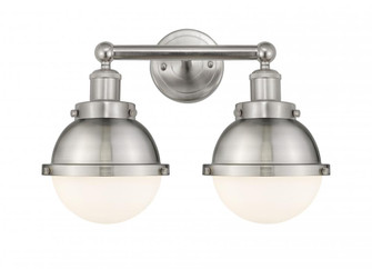 Hampden - 2 Light - 16 inch - Brushed Satin Nickel - Bath Vanity Light (3442|616-2W-SN-HFS-61-SN)