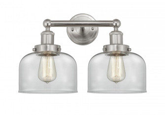 Bell - 2 Light - 17 inch - Brushed Satin Nickel - Bath Vanity Light (3442|616-2W-SN-G72)