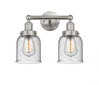 Bell - 2 Light - 14 inch - Brushed Satin Nickel - Bath Vanity Light (3442|616-2W-SN-G54)