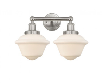 Oxford - 2 Light - 16 inch - Brushed Satin Nickel - Bath Vanity Light (3442|616-2W-SN-G531)