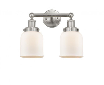 Bell - 2 Light - 14 inch - Brushed Satin Nickel - Bath Vanity Light (3442|616-2W-SN-G51)