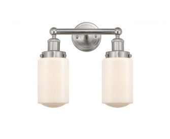 Dover - 2 Light - 14 inch - Brushed Satin Nickel - Bath Vanity Light (3442|616-2W-SN-G311)