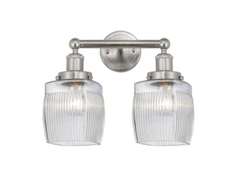 Colton - 2 Light - 15 inch - Brushed Satin Nickel - Bath Vanity Light (3442|616-2W-SN-G302)