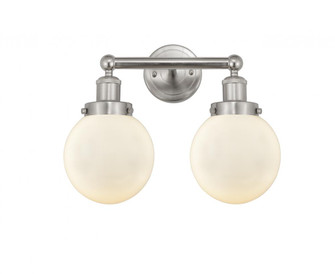 Beacon - 2 Light - 15 inch - Brushed Satin Nickel - Bath Vanity Light (3442|616-2W-SN-G201-6)