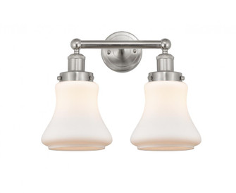 Bellmont - 2 Light - 15 inch - Brushed Satin Nickel - Bath Vanity Light (3442|616-2W-SN-G191)