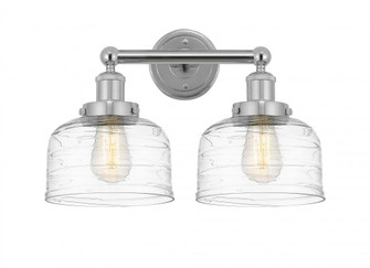 Bell - 2 Light - 17 inch - Polished Chrome - Bath Vanity Light (3442|616-2W-PC-G713)