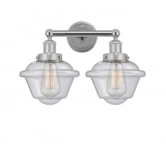 Oxford - 2 Light - 16 inch - Polished Chrome - Bath Vanity Light (3442|616-2W-PC-G534)