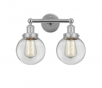 Beacon - 2 Light - 15 inch - Polished Chrome - Bath Vanity Light (3442|616-2W-PC-G202-6)