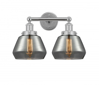 Fulton - 2 Light - 16 inch - Polished Chrome - Bath Vanity Light (3442|616-2W-PC-G173)